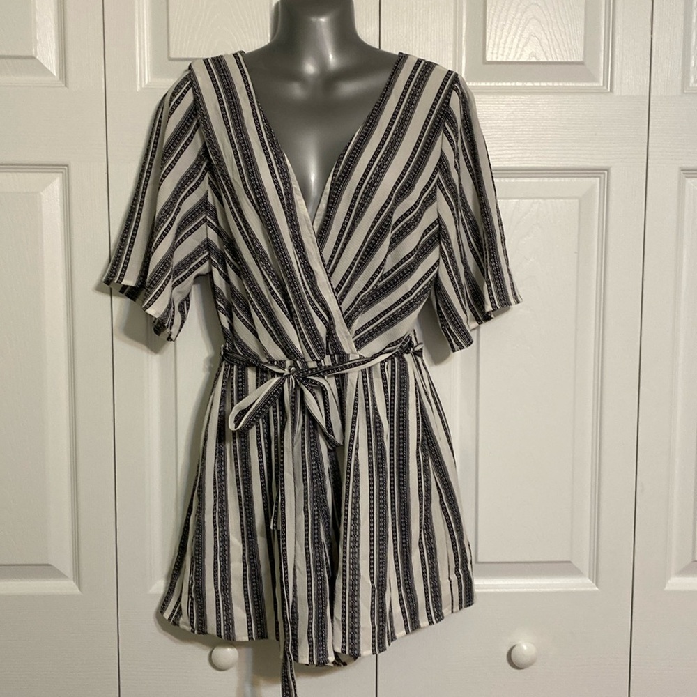 Trixxi skort, black & white, XL